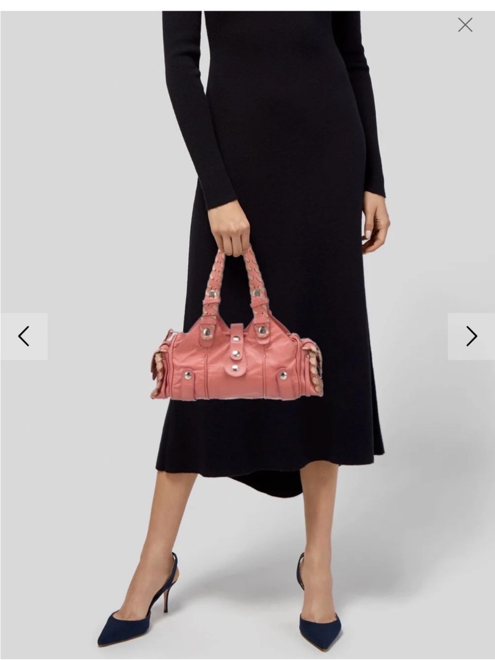 Chloe Silverado Bag in Porcelain Pink - Picture 3 of 12